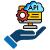 Automation integrations and APIs icon